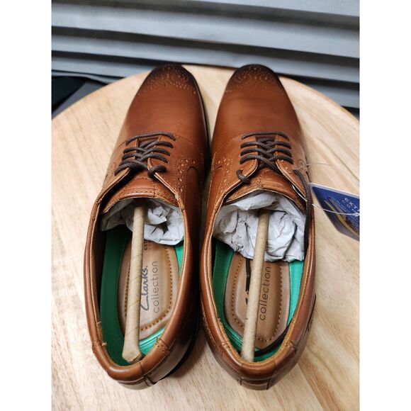 Clarks Clarkslite Men’s Dress Shoes – Size 13, Tan Combi, New in Box - Picture 6 of 13